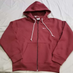 Nike NRG Solo Swoosh &Uuml;hev&auml;rviline lukuga dressipluus logotr&uuml;kiga Unisex &Uuml;laosad Telliskivipunane DR0404-691 XL