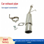 Roostevabast terasest v&auml;ljalasketoru 92-96 Prelude S 2.2L F/H22A1 luukp&auml;ra jaoks Car Exhaust Pipe