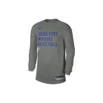 Nike Dri-FIT NBA T&auml;heprindiga &Uuml;mmarguse Kaelusega Pikkade Varrukatega T-s&auml;rk 23-24 Hooaeg Golden State Warriors Meeste Topid Hall FD9949-063 L