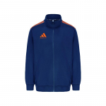 Adidas Taekwondo Vintage Spordijakk &Uuml;hev&auml;rviline Krae &Uuml;les Vabaaja Logoga Jakk Unisex Jakk Sinine Oranž TR90JT-BUOG S