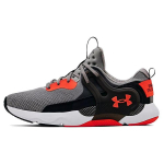 Under Armour HOVR Rise 3 Kangast S&uuml;nteetilisest Nahast Vabaaja Madalad Lifestyle Jalan&otilde;ud Meeste toss Must Punane 3024271-103 44.5
