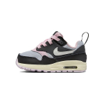 Nike Air Max 1 TD Antratsiit Roosa Vaht Beebi Tossud Hall Must Summit-White DZ3309-004 23.5