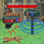 P&auml;ikeseenergial t&ouml;&ouml;tav ultrahelialarm: Infrapunakiirgusega loomade peletaja metsseade ja k&auml;rbsele. N911Y Red Green Shell (Chinese Language Version)