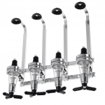 UUS Seinale kinnitatav kokteili&scaron;eikri alus 4/6 pudeli alkoholidosaator veini&otilde;lu alkoholibaar joogijaotur kokteilialkohol 4 holders