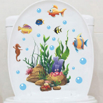 Tualetikleeps Tugeva Liimiga Tualetikleeps Dekoratiivne Merikala Tualetikleeps Veekindel Liim Kodule 1PCS