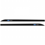 2 tk Auto Ukse L&auml;vepaku K&uuml;lgseeliku Triip S&uuml;sinik 3D Kleebised Ford Focus Mondeo Kuga Fiesta MK7 Escort Explorer Edge 2 4 MK2 MK4 jaoks Mustang