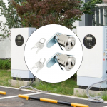 2x cam Locks Tongue Lock Durability Sturdy Versatile File Box Charging for Electrical