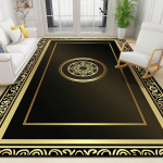 Suured Luksuslikud Kuldse V&auml;rvi Vaibad Elutuppa Kodu P&otilde;hjamaise Stiili Magamistoa Sisustus Vaip Libisemisvastane Kohvilaua Matt Tapis Salon 60*90cm