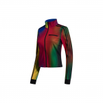 Adidas Originals Gradient Prindiga Spordiklassikaline Fitness Seisukrae Jakk Naiste Jakk Mitmev&auml;rviline GD2496 XXS