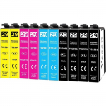 Cartouches d'encre - ZUUKO - 29XL - Compatibles Epson - Lot de 10 - Impression jusqu'&agrave; 500 pages
