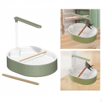 Papagoidi vannituba Reguleeritava pumbaga Lihtne paigaldada Puuri tarvik M&auml;nguasi Lind Automaatne vann Lovebirdile Budgie'le Green Shower Head