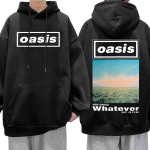 Rock Band O-Oasis 2025 Tuuri Hupparid Meeste Naiste R&otilde;ivad Mood Hip Hop Pikkade Varrukatega Huppar Vabaaja &Uuml;le suuruse Huppar S gray