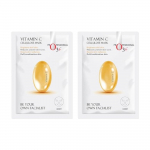 O3+ N&auml;ohooldaja C-vitamiini tselluloosist plaastermask 30g Pakk 2 tk Pigmentatsiooni ja &uuml;htlase nahatooni jaoks