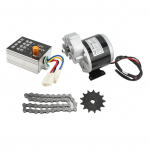 12V 350W K&auml;igukastiga mootor 12V 500W Harjadega kontroller 13T Hammasratas 38 L&uuml;liga Ketikomplekt Elektrijalgratastele Kolmerattalistele