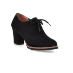 Kvaliteetsed Uued Suede Ruudukujulise Kontsaga Naiste Kingad Moodsad Elegantsed Daamide S&uuml;gisesed K&otilde;rged Kontsad Kontorikingad T&ouml;&ouml;kingad Suurused 32-43 39 black