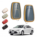 Moodne TPU auto kaugjuhtimispuldi v&otilde;tme&uuml;mbrise kate Toyota Corolla Prius Camry CHR C-HR RAV4 Altis Land Cruiser Prado v&otilde;tmeta Keychain