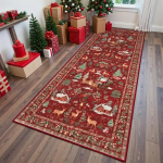 J&otilde;ulude koridori vaip 2x6 libisemiskindel pestav esik pehme j&otilde;ulupuu j&otilde;uluvana vaip voodi k&otilde;rvale kodu kaunistus 60x180cm 24x71inch
