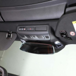 Carbon Fiber Inner Cosmetic mirror panel sticker Trim For Corvette C8 -2025