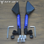 For YAMAHA MT-07 MT 07 MT07 2014-2018 Aluminum CNC Motorcycle Side Mirror rearview Mirrors roheline
