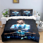 Moodne jalgpallistaar M-Messi R-Ronaldo tr&uuml;kiga voodipesukomplekt tekikott tekk voodi Noored lapsed t&uuml;drukud poisid luksuslik kingitus EU Twin 135x200cm