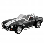 1/22 Ford Shelby Cobra 427 S/C 1965 Sulamist Mudelauto M&auml;nguasi Diecasts Metallvaluheli ja Valgusega Auto M&auml;nguasjad Lastele S&otilde;iduk must