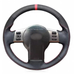 Hand-stitched non-slip Leather Suede Car Steering Wheel Cover For Infiniti FX35 FX45 2003-2008 Nissan 350Z 2003-2009 style 1