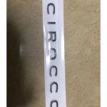 3D ABS T&auml;hed Embleem SCIROCCO Auto Stiil Pagasiruum Auto Mudel S&otilde;nad Kleebis Kroom L&auml;ikiv Must Lisatarvikud silver fOR SCIROCCO