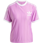 Adidas Originals Adicolor Vabaaja Triibulise Logoga L&uuml;hikeste Varrukate T-s&auml;rk Naiste Topid Lilla IY7226 A/S pink