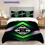 Borussia mustriga voodipesu tekikomplekt Tekikate Padjap&uuml;&uuml;r Kodu kaunistus S&uuml;nnip&auml;evakingitus (1 * tekikott + 2 * padjap&uuml;&uuml;ri, ilma s&uuml;damikuta) 135x200cm