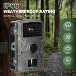 Rajakaamera, 1080P 48MP Jahikaamera &ouml;ise n&auml;gemisega, 0,05S k&auml;ivitus liikumise peale, IP66 veekindel 1