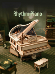 DIY R&uuml;tmipiano Muusikakarp S&uuml;nnip&auml;evadeks ja Qixi Festivaliks - Loov ehitusklotside kingitus poistele ja t&uuml;drukutele Secret Realm Cello Music Box