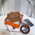 Naiste l&uuml;hike peopesamustriga veisenahast &otilde;la-crossbody lihtne uus muudetav kott v&ouml;&ouml;kotiga rahakott kaardikott integreeritud kott 13.5x3x11cm pruun