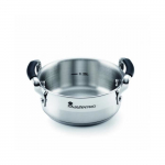 Casserole - Masterpro - &Oslash; 12 cm - Acier inoxydable - Poign&eacute;e ergonomique - Argent&eacute;