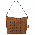 MCM Aren Visetos Monogram Suure Mahutavusega Hobo Totes L&otilde;uend ja Nahast &Otilde;lakott Naiste kotid Pruun Konjak MWHESTA02CO001 Basic Set (Bag+Dust Bag)