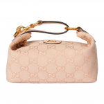Gucci Vanity Double G Logoga L&otilde;uendist V&auml;ike K&auml;ekott Naiste K&auml;ekotid Roosa 861774-AAF09-6843 Basic Set (Bag+Dust Bag)
