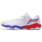 Li Ning 2 Textile, Synthetic Leather Comfortable Cushioning Slip Resistant Abrasion Resistant Low top Badminton Shoes AYTS016-8 41