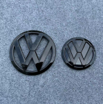 VW Volkswagen Jetta MK5 Golfi jaoks VW T5 T6 jaoks Auto Kapott Esiv&otilde;re Embleem Tagumine Pagasiruum Logo Kate Dekoratsioon Volkswagen Transp jaoks Glossy Black