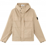 Stone Island embleemiga kapuutsiga tasku lukuga pikkade varrukatega jakk Meeste jakid Khaki K2S15Q100012S0240-V009A XL