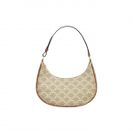 Celine Ava Monogrammiga Printimiskinnitusega Nahast &Auml;&auml;risega K&auml;ekott Naiste k&auml;ekotid Beež 193952FLB-02GR Basic Set (Bag+Dust Bag)