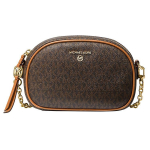 Michael Kors Jet Set Charm Monogram Moodne T&ouml;&ouml;le K&auml;idav &Otilde;la- v&otilde;i Crossbody Kott Naiste kotid Pruun 32S1GT9C0B-252 Small