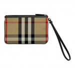 Burberry New Peyton Check V&auml;rviplokk Nahast Sidur Naiste sidur Beež Pruun 81092751 Basic Set (Bag+Dust Bag)