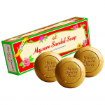Mysore Sandal Seep 450 g (150x3 tk ) 1 tk puhas sandlipuu l&otilde;hnaga vanniseep meestele naistele niisutav puhastav klots igap&auml;evaseks kasutamiseks