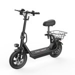 Nanrobot M5 Pro Electric Scooter with Seat and Basket, 750W Motor, 12inch 48V 10.4Ah battery must