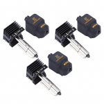 Hotend komplekti asendus Bambu Lab H2D H2S H2C P2S jaoks 0.4 0.6 0.8MM karastatud terasest otsik silikoonkattega
