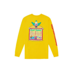 Vans x The Simpsons Krusty Burger Pikkade varrukatega T-s&auml;rk Kollane Unisex VN0A4RTLZW3 M