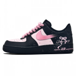 Nike Air Force 1 Iron Man Romance Nahast Madalad Rula Kingad Unisex Must Roosa CW2288-001(Team1321-) 35.5
