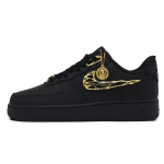 Nike Air Force 1 TNT Vedel Metall S Tallapehmendus Libisemisvastased Madalad Tennised Rula Kingad Unisex Must Kuld CW2288-001(Team1697-TNTS) 44 black