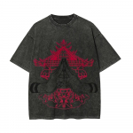 Ryomen Sukuna Domain T-s&auml;rk Jujutsu Kaisen Kurjakuulutav P&uuml;hamu T-s&auml;rk Vintage Pesuga &Uuml;leliigne Retro Anime Harajuku T&auml;navar&otilde;ivad Top M