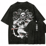 Yuta Okkotsu Rika T-s&auml;rk Jujutsu Kaisen Puhta Armastuse T-s&auml;rk Vintage Pesitud &Uuml;lem&otilde;&otilde;duline Retro Anime Harajuku Meeste Streetwear Graafiline Topp M