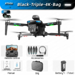 XT606 Droon 8k 1080P Professionaalne 4K HD Kaamera koos 5G &Otilde;huFotograafia Takistuste Harjamine Harjadeta 360&deg; Intelligente Takistuste V&auml;ltimine Kokkupandav Neljarootoriline 4K + 1 battery